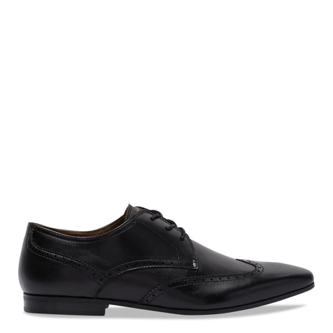 Aldo Black Leather Caspar Formal Shoes