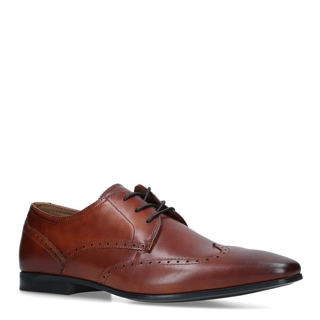 Aldo Cognac Leather Caspar Formal Shoes
