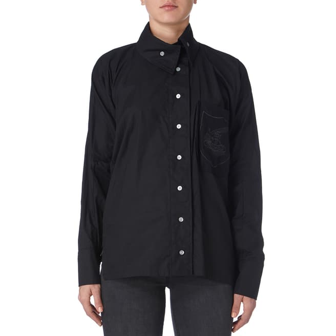 Vivienne Westwood Black Squiggle Krall Shirt