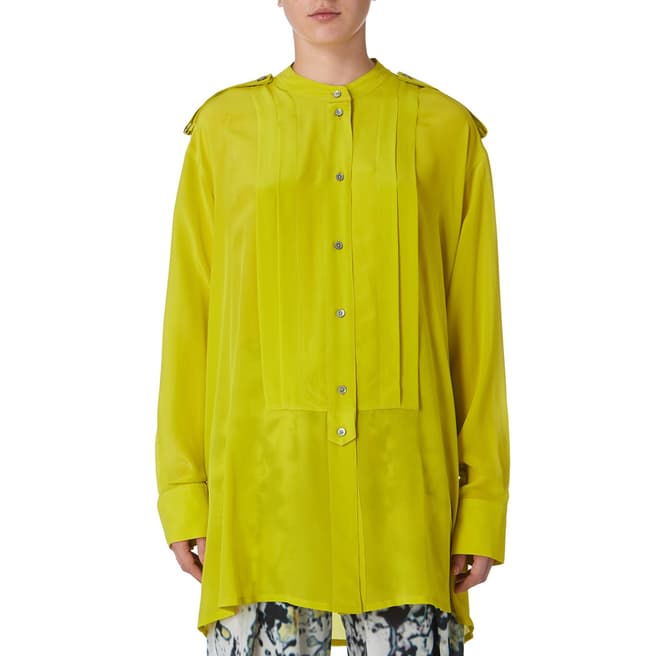 Vivienne Westwood Acid Yellow Square Bib Shirt