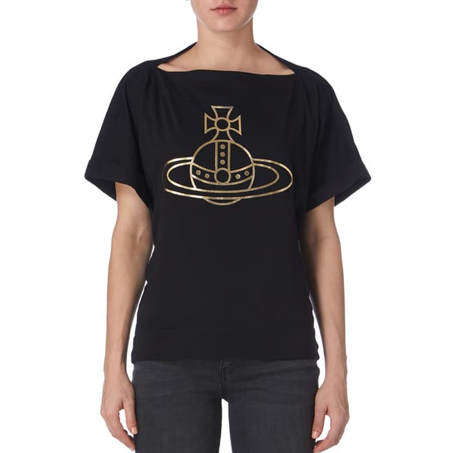 Vivienne Westwood Black Monarchy T-Shirt