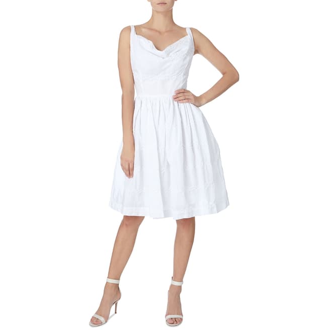 Vivienne Westwood White Twisted Monroe Dress