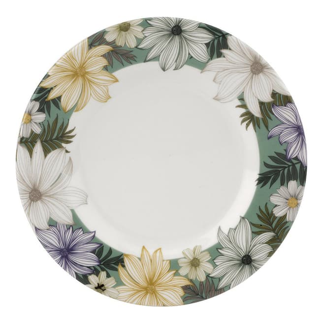 Portmeirion Set of 4 Atrium Floral Plates, 22cm