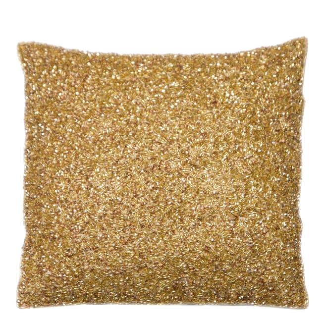 Malini Cluster Gold Cushion, 30x30cm
