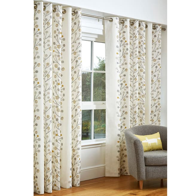Scion Natural Berry Tree Curtains 168x137cm
