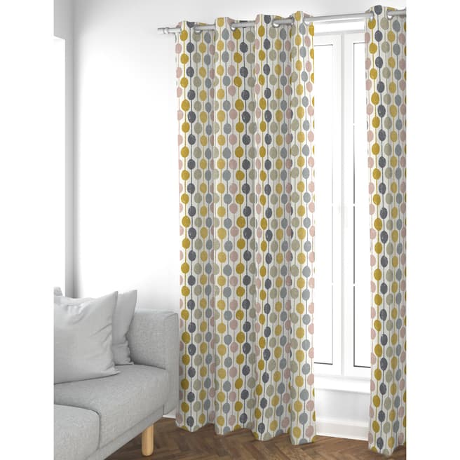 Scion Ochre Tami Curtains 168x183cm