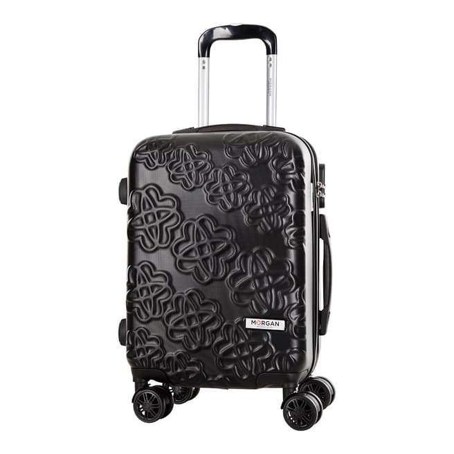 Morgan Black Pepino 8 Wheeled Suitcase 75 cm