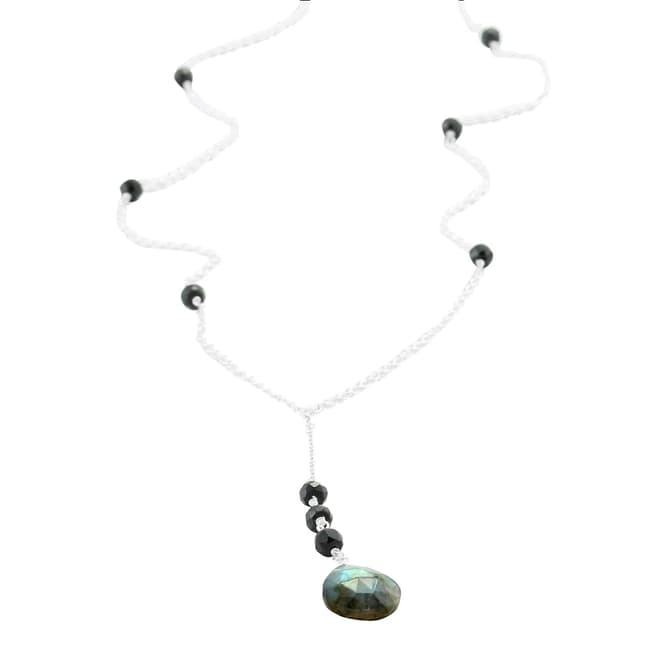 Banyan Jewellery Labradorite and Black Onyx Necklace