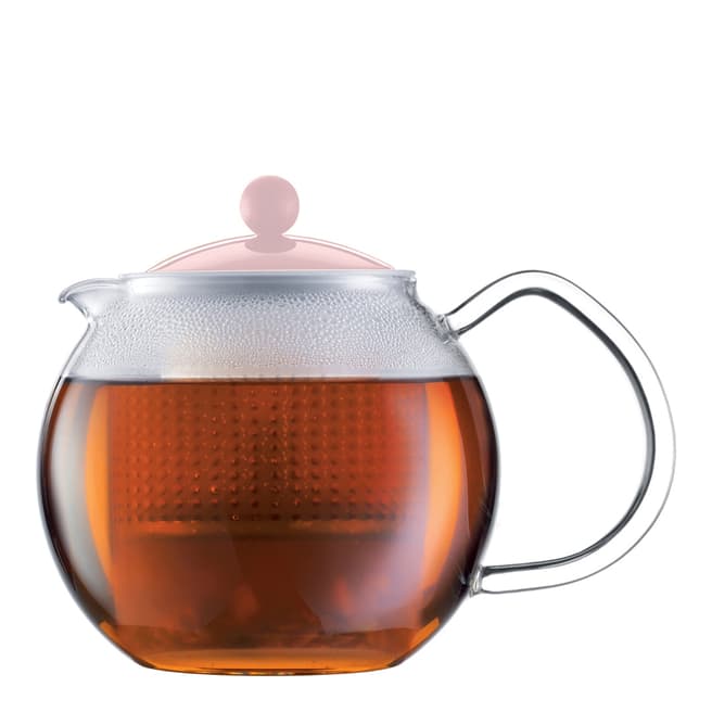 Bodum Strawberry Tea Press Teapot with Lid and Filter, 500ml