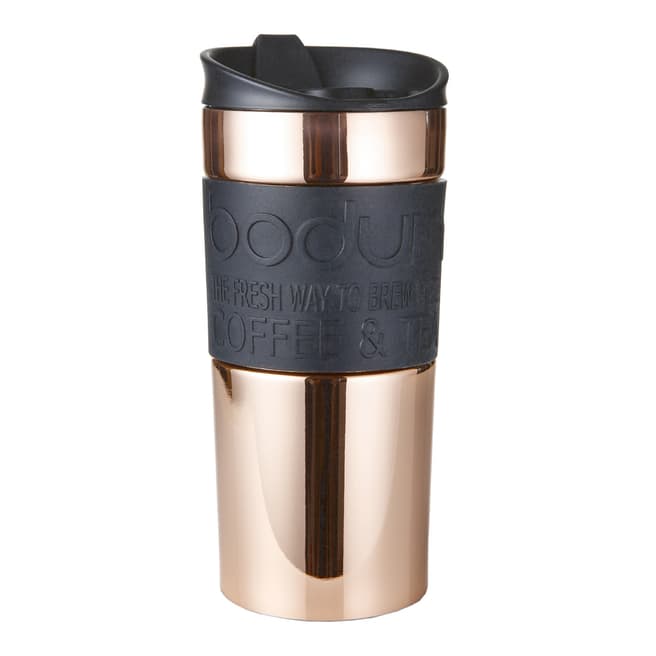 Bodum Copper Double Wall Stainless Steel Travel Mug, 350ml