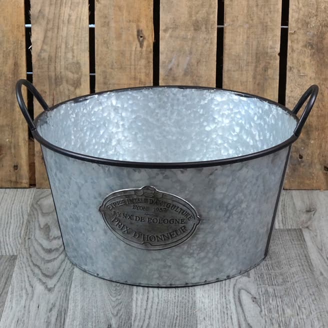 The Satchville Gift Company Decorated Zinc Bucket
