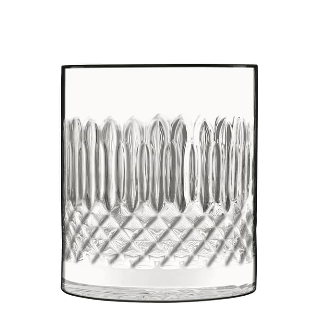 Luigi Bormioli Set of 4 Diamante Whiskey Glasses, 380ml