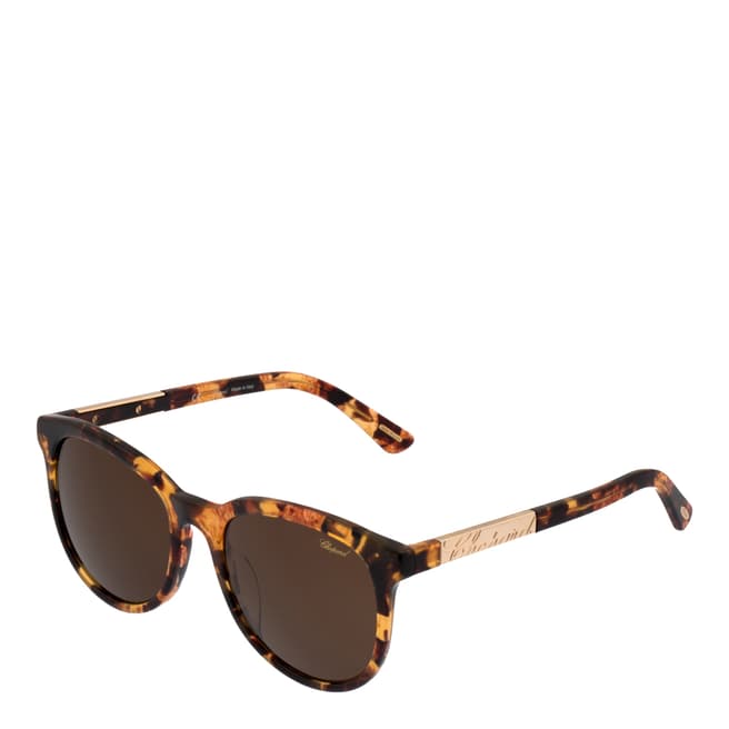 Chopard Women's Brown Mottled Chopard Sunglasses 55mm