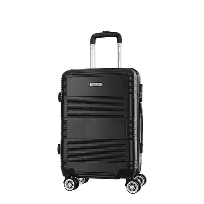 Travel One Black 8 Wheel Staveley Suitcase 57cm