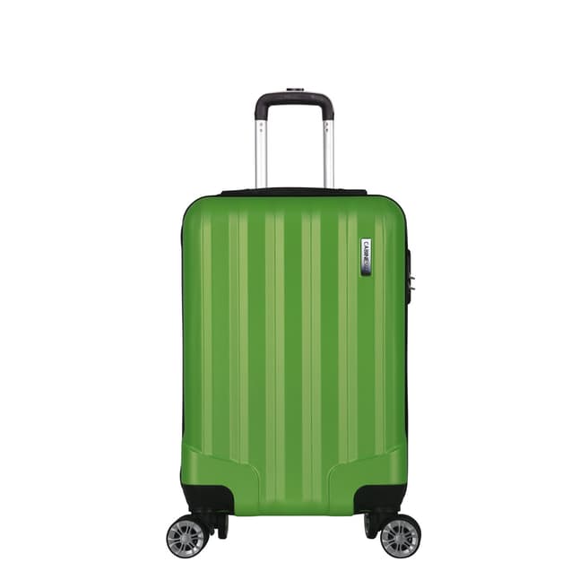 Cabine Size Green 8 Wheel Lake Suitcase 52cm