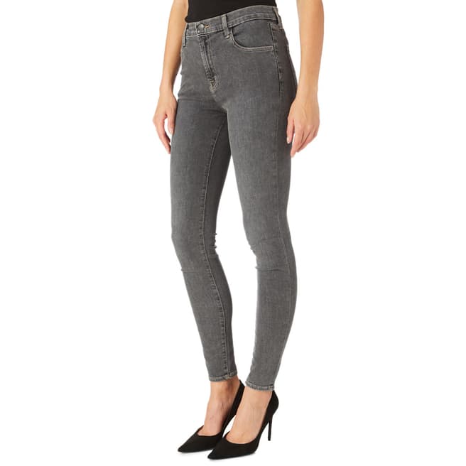 J Brand Dark Grey Maria Skinny Stretch Jeans