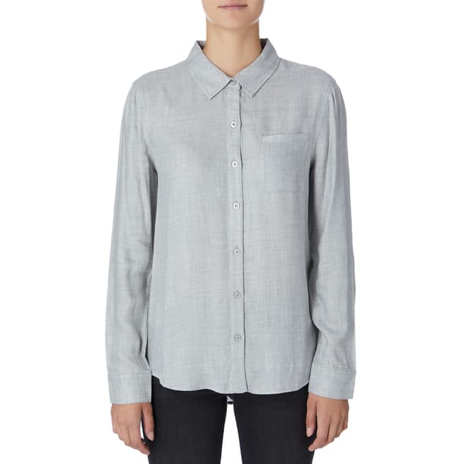 DKNY Grey Buttoned Through Shirt 