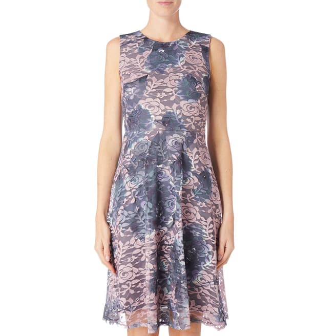 DKNY Multi Sleeveless Lace Dress