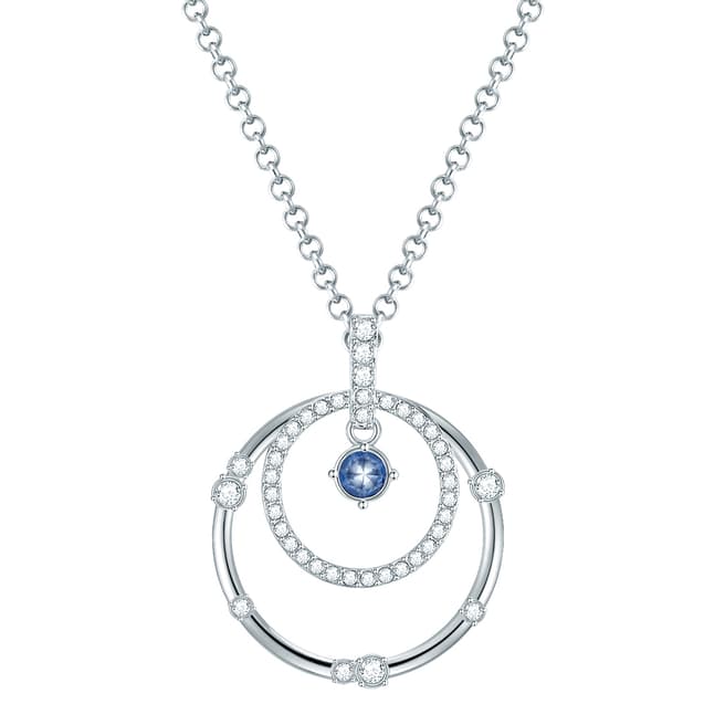 Saint Francis Crystals Silver Crystal Necklace