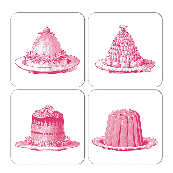 Thornback & Peel Set of 4 Jelly & Cake Coasters