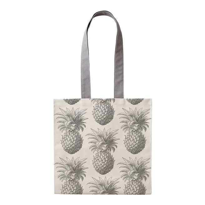 Thornback & Peel Grey Pineapple Tote Bag