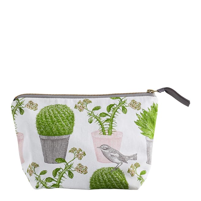Thornback & Peel Cactus & Bird Small Cosmetic Bag