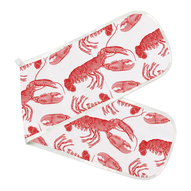 Thornback & Peel Coral Lobster Double Oven Glove