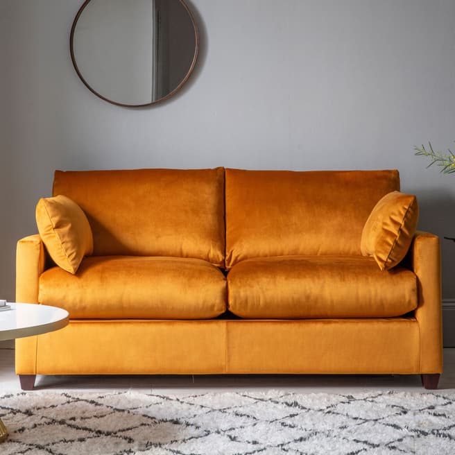 Gallery Living Bradstock Sofa Bed, Standard Small Double Mattress (Longbridge Pumpkin)