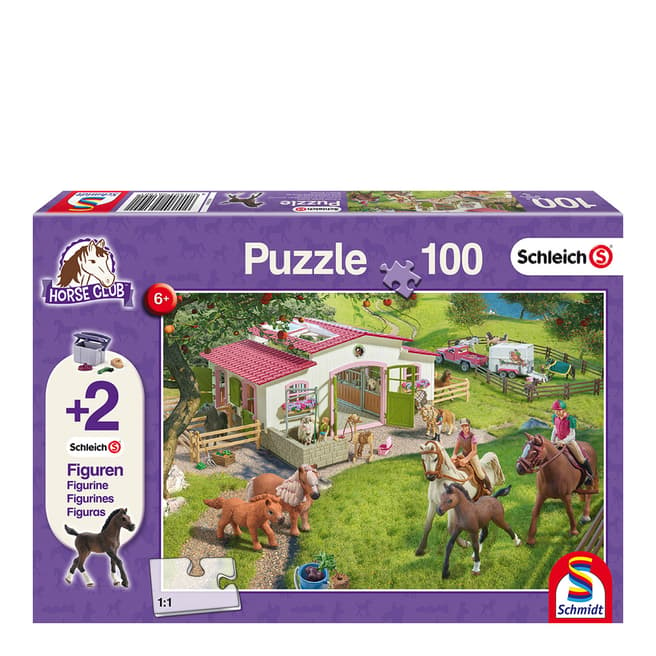 Coiledspring Games Schleich Horse Ride into the Countryside Puzzle with two figures (100pc)