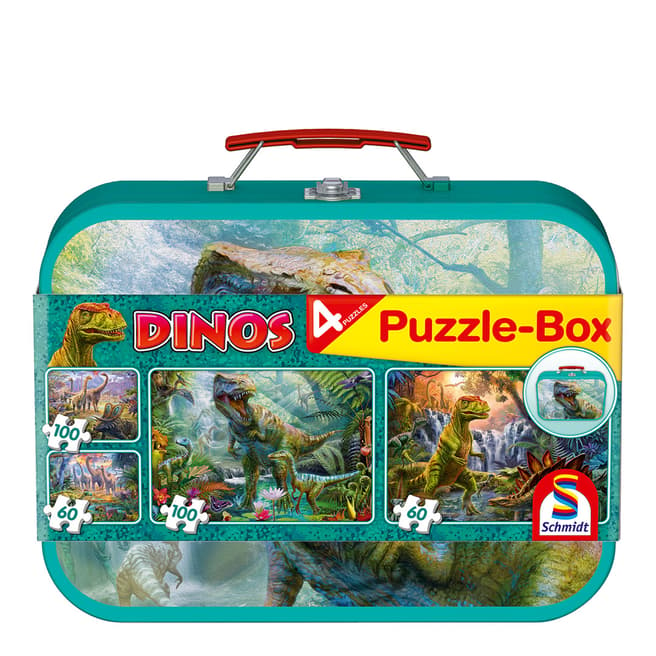 Coiledspring Games Dinosaurs Four Puzzle Box