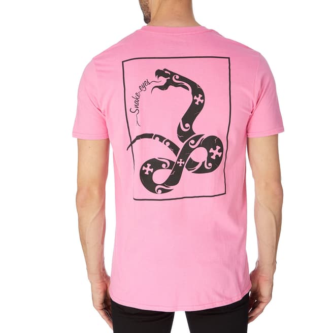 Bolongaro Trevor Neon Pink Snake Eyes T-Shirt
