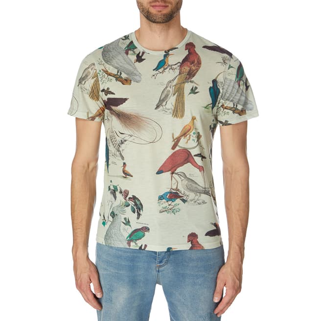Bolongaro Trevor Printed Birds T-Shirt