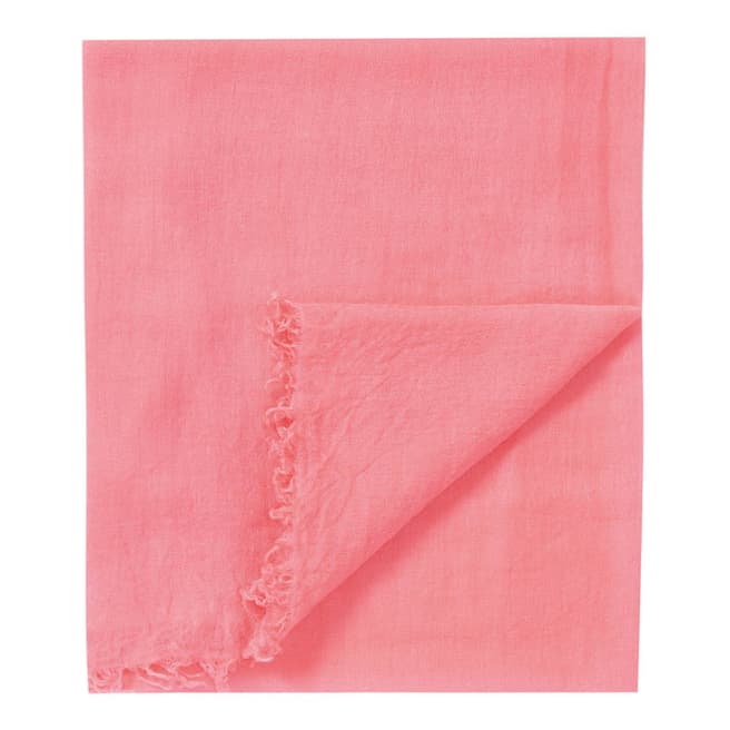 Pure Collection Flamingo Pink Ultra Fine Cashmere Scarf