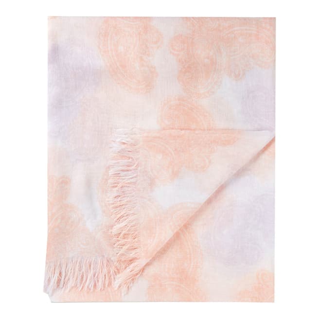 Pure Collection Soft Paisley Ultra Soft Printed Scarf
