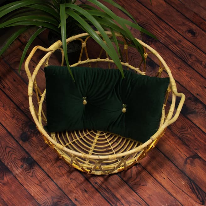 Riva Home Emerald Pineapple Cushion 30x50cm