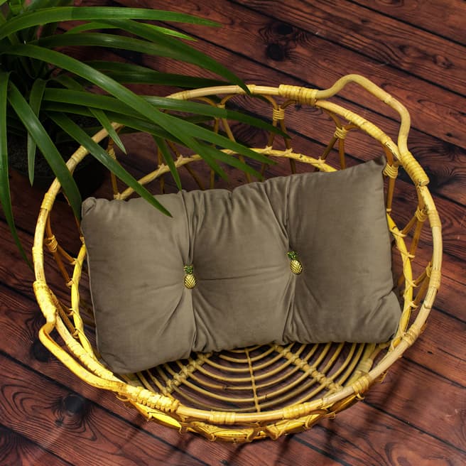 Riva Home Grey Pineapple Cushion 30x50cm