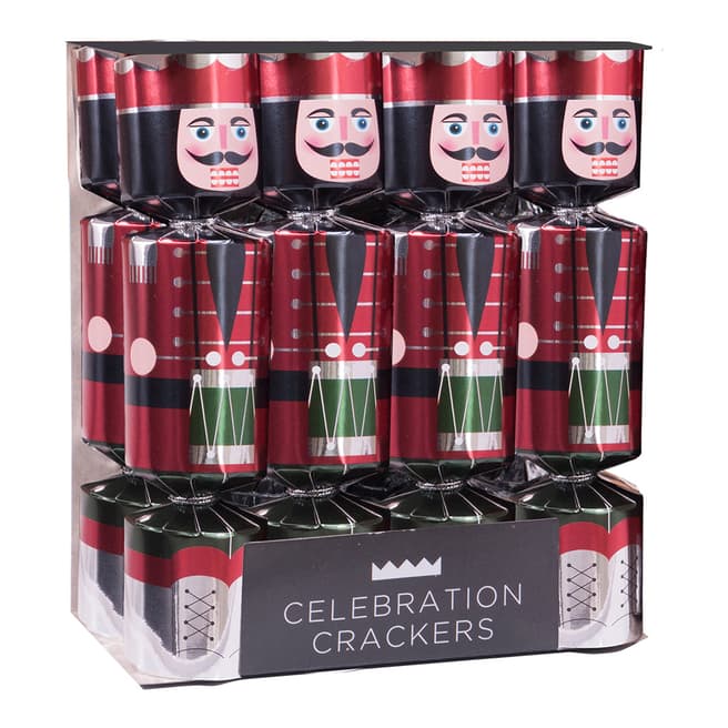 Celebration Crackers Set of 8 Mini Wine Charm Nutcracker Crackers