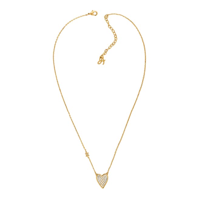 Adore by Swarovski® Gold Plated Open Heart Necklace