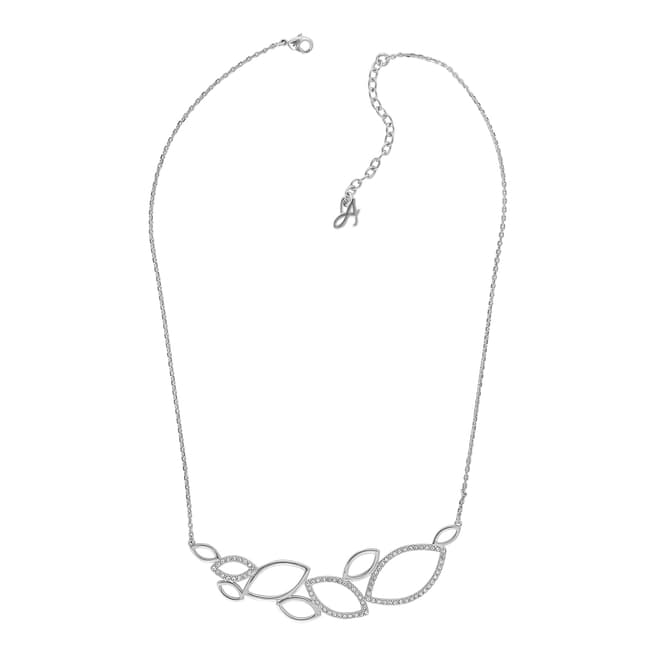 Adore by Swarovski® Silver Open Petal Necklace
