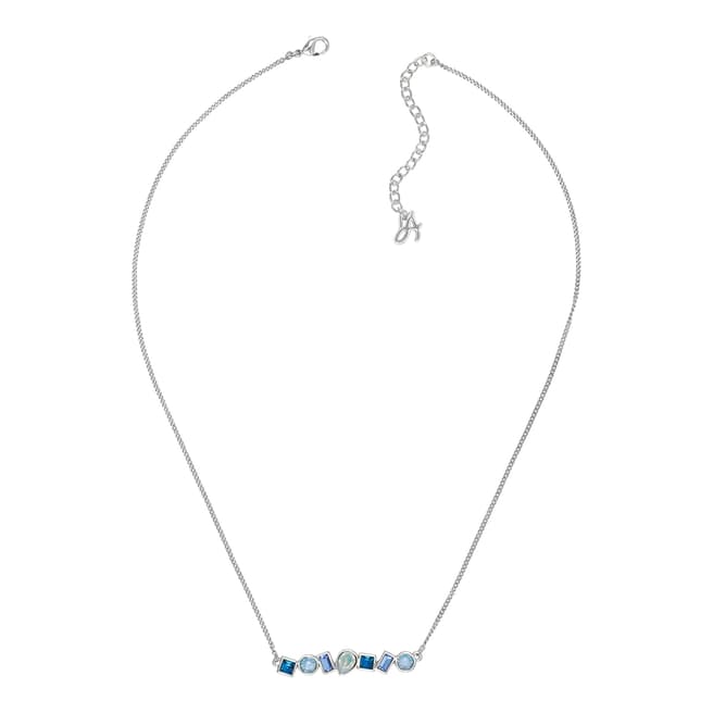Adore by Swarovski® Silver Mixed Crystal Bar Necklace