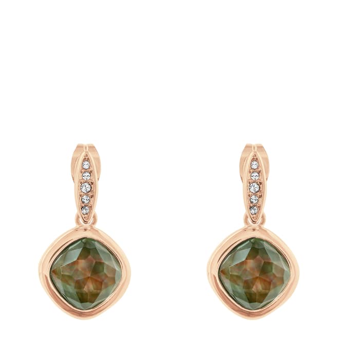 Adore by Swarovski® Rose Gold Mother of Pearl Doublet Earrings