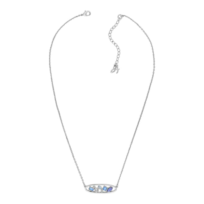 Adore by Swarovski® Silver Crystal Oval Necklace