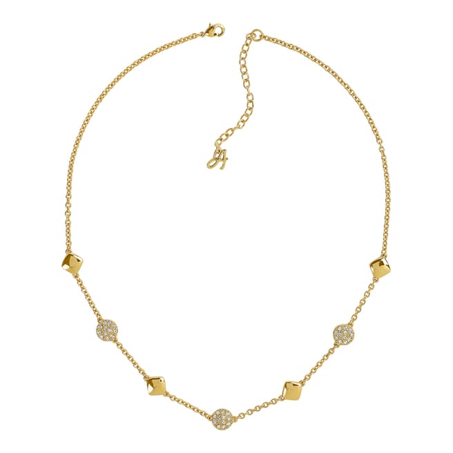 Adore by Swarovski® Gold Plated Pave Crystal Station Necklace