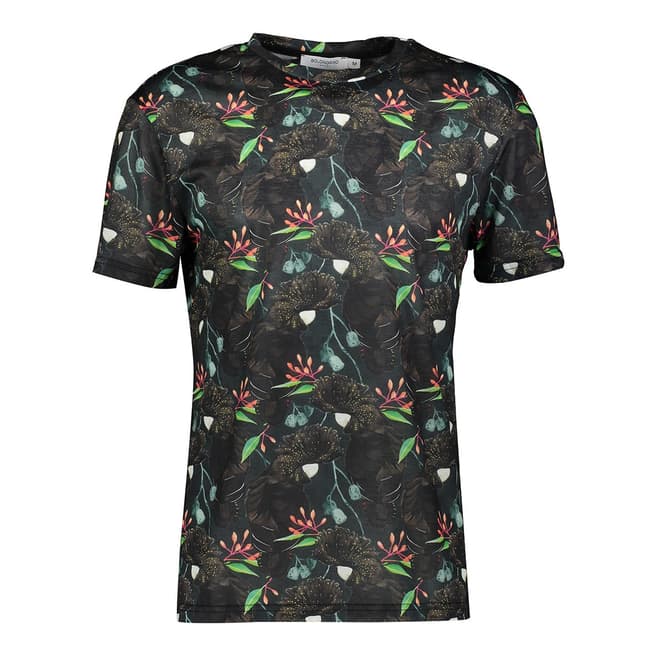 Bolongaro Trevor Multi Parrot Print T-Shirt
