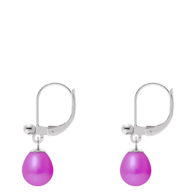 Ateliers Saint Germain Pink Pearl Pear Drop Earrings 7-8mm