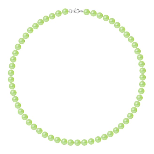 Ateliers Saint Germain Green Row Of Pearls Necklace 6-7mm