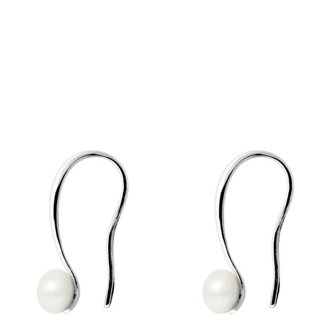 Ateliers Saint Germain White Pearl Drop Earrings 6-7mm
