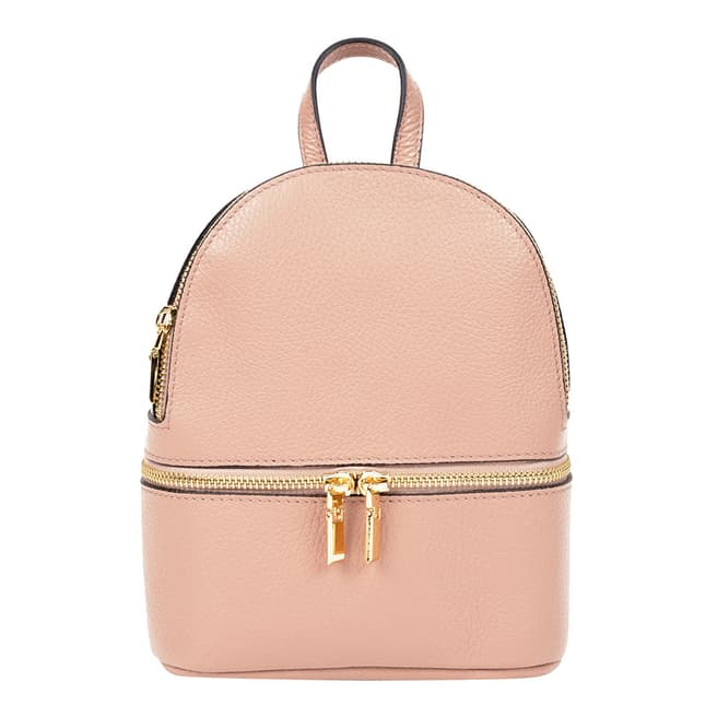 Sofia Cardoni Blush Leather Backpack