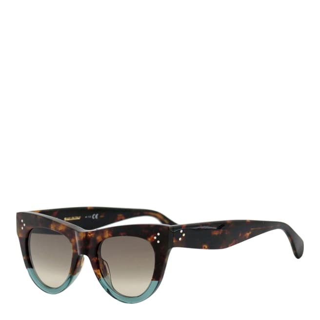 Celine Women's Brown/Blue Sunglasses 51mm