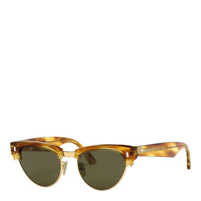 Celine Women's Brown/Gold Sunglasses 51mm
